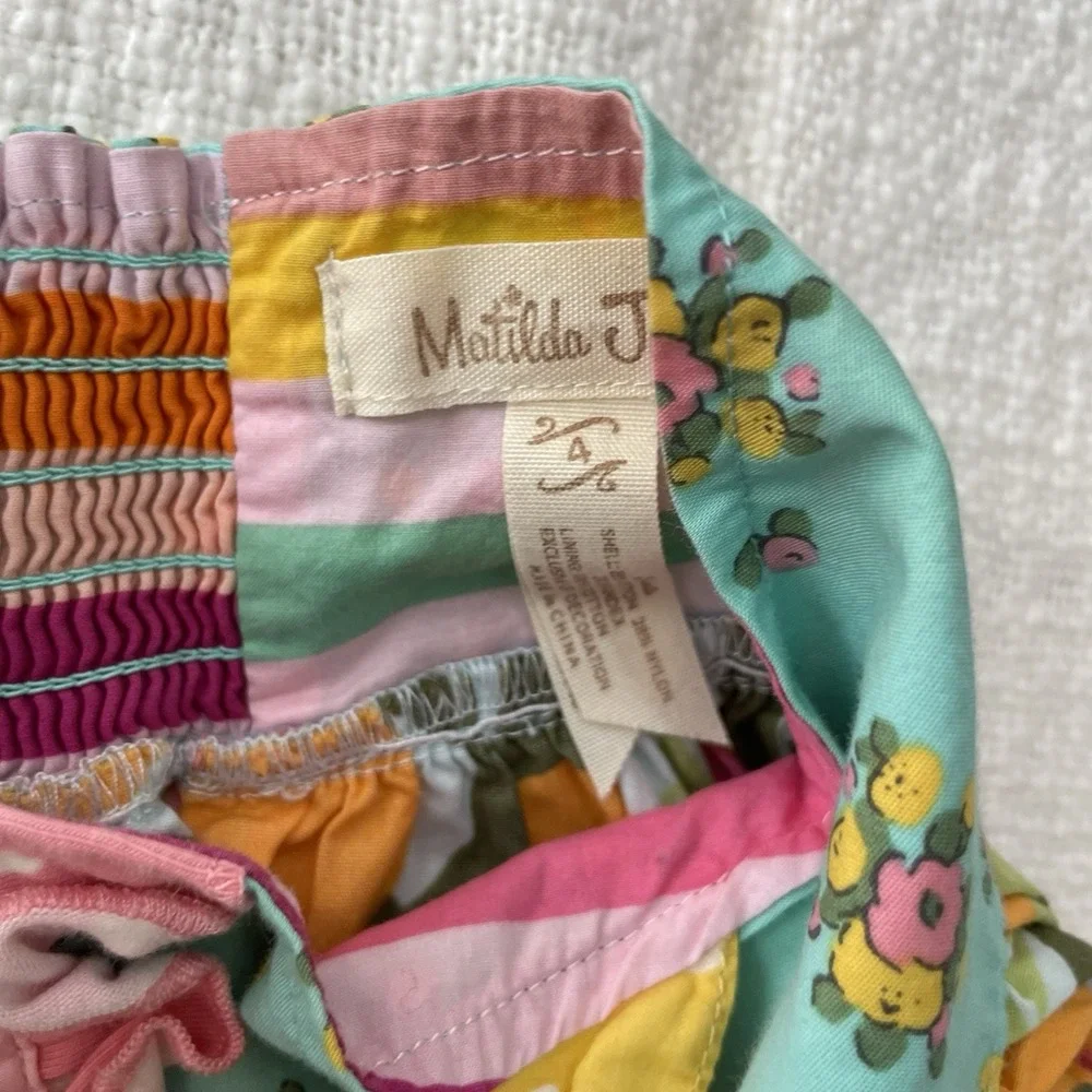 Matilda Jane Girls 4‎ Brilliant Daydream You're A Peach Tunic Halter Top Shirt
